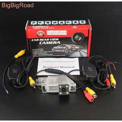 BigBigRoad For Peugeot 508 2011 2012 2013 2014 2015 2016 Car Rear View Backup Reverse Parking Camera Connect to Original Screen
