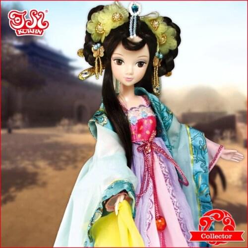 Big slas 11 Inch Chinese Princess Doll Gift Collection Princess Wencheng #9050 normal body without joins