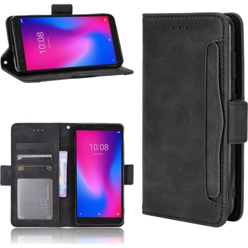 For ZTE Blade A3 2020 Case 5.45 inch Multi-function card slot Leather Book Flip Design Wallet Cover For ZTE BladeA3 2020 Case