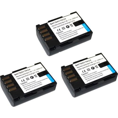 DVISI 3pcs/Lot DMW-BLF19 Camera Battery for Panasonic Lumix DMC-GH3 DMC-GH3A DMC-GH3GK DMC-GH3H DMC-GH3HGK DMC-GH3KBODY DMC-GH4