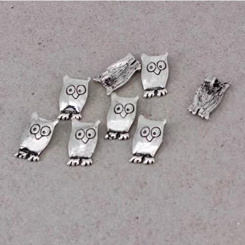 Hzew 5pcs New Style Owl Pendant Sweater charms Jewelry Ornaments Exquisite Torque Trinket charm for women