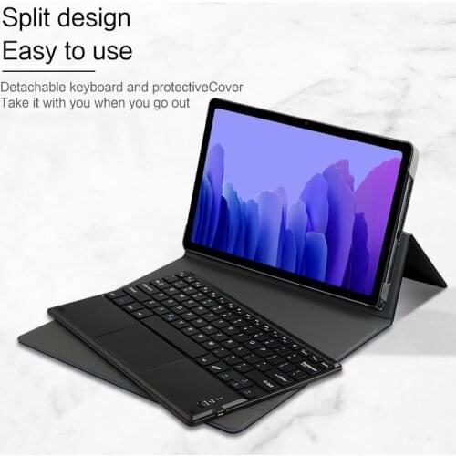 Keyboard Magnetic Case For Samsung Galaxy Tab A7 10.4" SM-T500 SM-T505 T507 T500 2020 Protective Cover PU Leather Tablet Cases