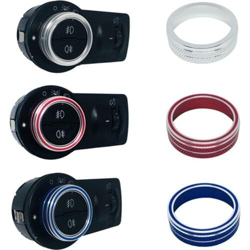 Car Headlight Switch Button Knob Cover Trim Fit For Chevrolet Cruze Malibu Aveo Trax For Opel Mokka ASTRA Insignia Accessories