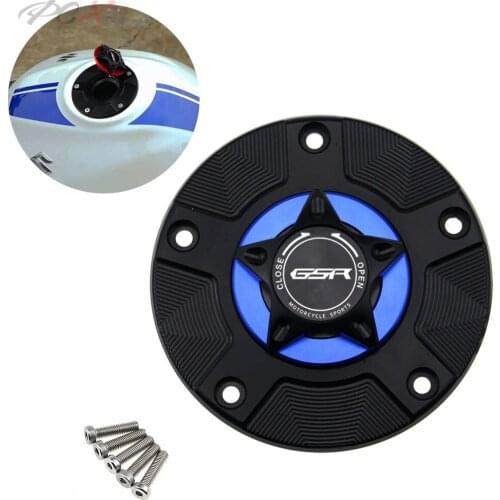 Gas Fuel Tank Cap for GSR750 GSR 750 GSR-750 2011-2016 Motorcycle CNC Quick Release Cover