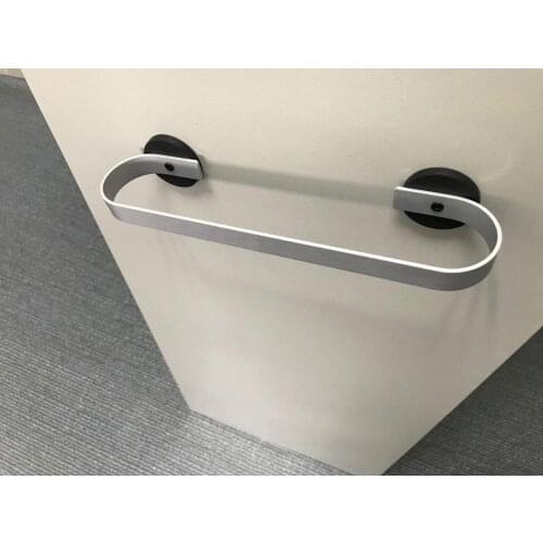 Magnetic Kitchen Towel Rail Rack Holder Square Single Bar Dish Cloth Hook hanger
