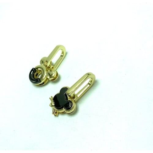 Metal Buckles Handbag Tassel Cap Clasp Bag Straps Chain Buckle Hook Connector Hanger Hardware Accessories