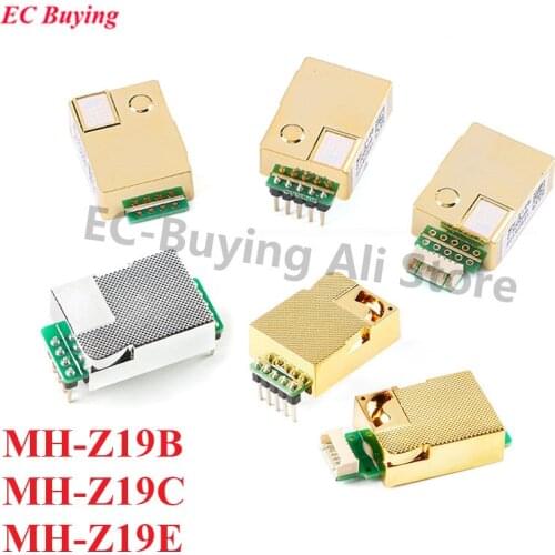 MH-Z19 MH-Z19C MH-Z19B MH-Z19D IR Infrared CO2 Sensor Module Carbon Dioxide Gas Sensors NDIR CO2 Monitor 400-5000 0-5000ppm UART