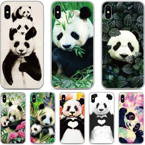 TPU Soft Silicone Art Panda Cover For Wiko Y61 Y50 Y60 Y70 Y80 Lenny Sunny 5 Jerry View 3 4 Lite Harry 2 Pro Go Phone Case