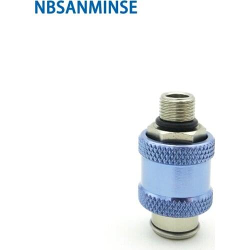 NBSANMINSE HSV 1/8 1/4 3/8 1/2 Hand Sliding Valve Fitting Slide Switches Pneumatic Components Female Male Design 0-1Mpa