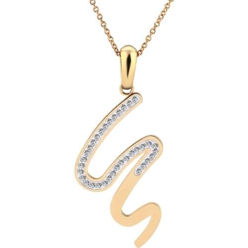New Stylish Design Gold Color Stainless Steel Austrian Crystal Luxury Geometric Pendant Necklaces & Pendants Jewelry for Women