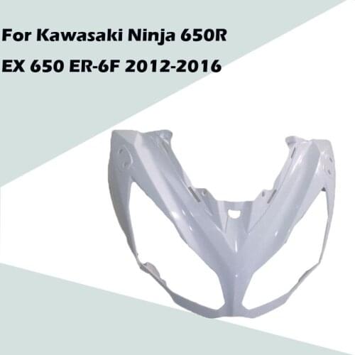 For Kawasaki Ninja 650R EX 650 ER-6F 2012-2016 Motorcycle Accessories Head Fairing Nose Front Upper ABS Injection Fairing