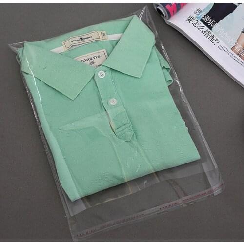 Wholesale 100pcs 22x34cm Clear Plastic Bag Resealable Cellophane Poly Bags Self Adhesive Seal Opp Bag Jewelry Gift Packaging Bag