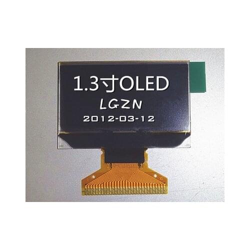 1.3 inch OLED Display module with 128x64 Resolution white on black,SPI,Parallel and I2C Interface SH1106 driver