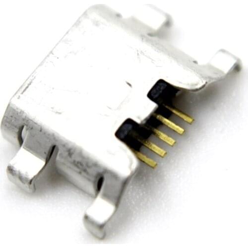 10pcs/lot USB jack For ZTE Blade L2 S6 5.0 U807 N983 N807 U956 N5 N909 N798 N980 N986 Micro USB connector socket charging port