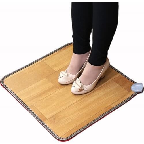 ST-2,Feet Warmer Plug Heating Mat Office Home Electric Winter Foot Heating Pad Thermostat Waterproof Warm Blanket