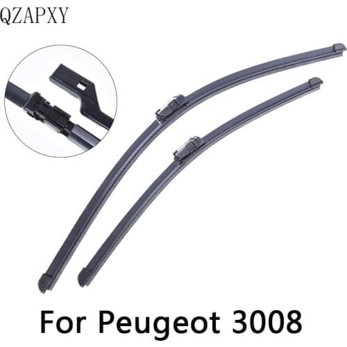 QZAPXY Wipers Blade For Peugeot 3008 from 2008 2009 2010 2011 2012 2013 2014 to 2018 Windscreen wiper Wholesale Car Accessories