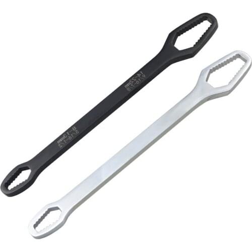 Universal Torx Wrench 8-22mm Double-Head Adjustable Repairing Tools Ratchet Spanner Set Screw for Bicycle Motorcycle Car