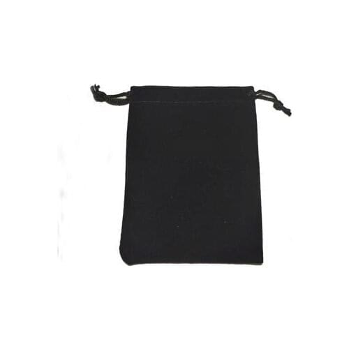 10pcs 10*12cm black Pure color Velvet Bags woman vintage drawstring bag for Party/Jewelry/Gift diy handmade Pouch Packaging Bag