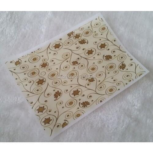 15x21cm(5.91''x8.27'') printing oil-proof packing paper custom soap gift wrapping paper Wholesales 200pcs/lot