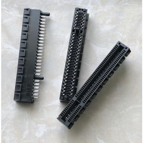 2PCS) PCI-E 98pin video card slot 8x socket vertical 4-pin inlet 98 pin