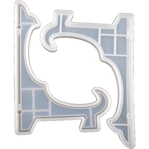 2Pcs 10 inch Display Stand Pictures Frame Holder Silicone Epoxy Resin Casting Mold Artworks Easels Holder Mold Kit Tools
