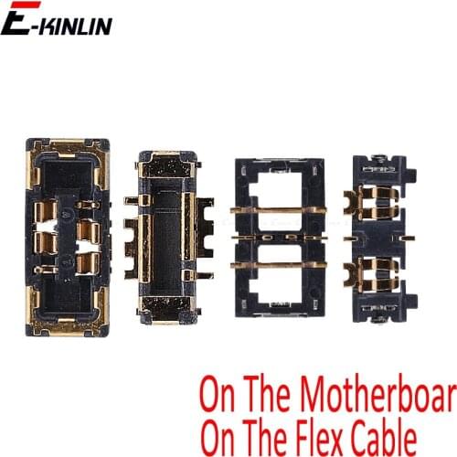 2PCS Inner FPC Connector Battery Holder Clip Contact For iPhone 7 8 Plus X XR XS Max On Motherboard Logic Main Board Flex Cable