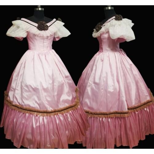 2021 New Vintage costumes 18th Duchess Retro medieval Renaissance Reenactment Theatre Civil war Victorian dress D-666