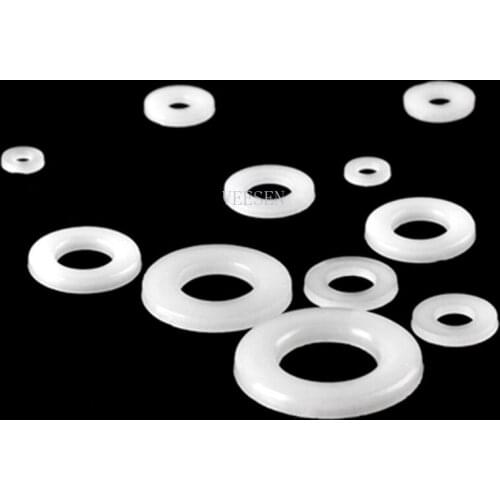 330pcs Nylon Plastic Washers Black Washer Kit with Box M2.5 M3 M4 M5 M6 M8 White Insulation Gasket Washer Ring Set