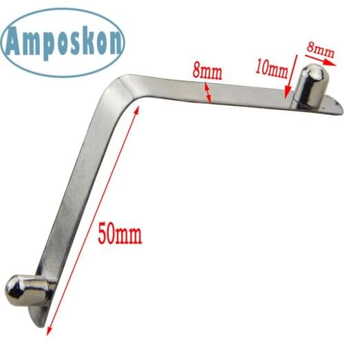 50 Pieces Diameter 5.4/6/7/8/9/10MM Double Solid Spring Button Snap Clips Kayak Paddle Snap Spring Clip Tent Pole Clips Awning