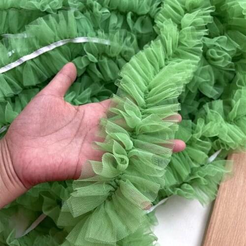 8cm wide encrypted fluffy yarn elastic elastic band skirt cuffs pet clothes lace accessories decoration