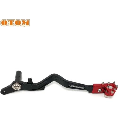 OTOM Motorcycle Accessories Foot Pedal Rocker Arm CNC Aluminum Rear Brake Lever For HONDA XR250R 2000-2004 XR250 BAJA 2000-2007