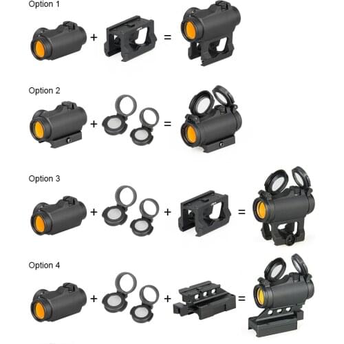 PPT Tactical airsoft accessories airguns sights Red Dot Sight optical Micro T-2 2MOA 1x Red Dot Sight for hunting 0106