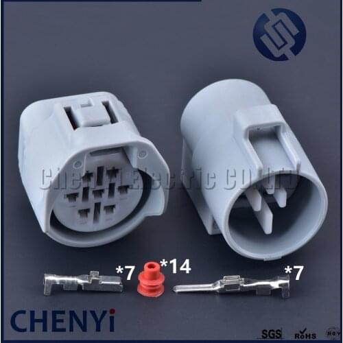 1 set Sumitomo 7 Pin Automotive waterproof Headlight Lamp Assembly Plug Connector 6189-0127 6188-0067 For Toyota Camry Lexus