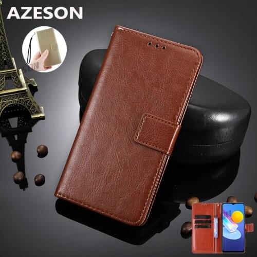 Azeson Case For Xiaomi Mi Max 3 2 Mi Mix 3 2S Mi Play Mix Fold Wallet Leather Case Magnetic Flip Holder Cover