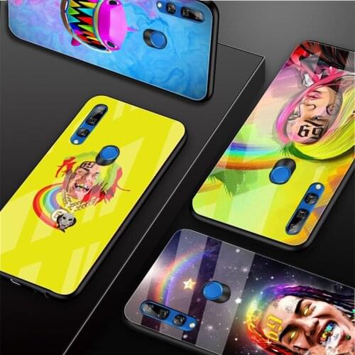 Tekashi 69 6ix9ine Tempered Glass Phone Case For Huawei honor 8X 9 10i 20i 20Lite 20Pro 30 Pro Cover Shell