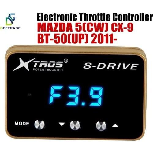 Dectrade Car Electronic Throttle Controller Racing Accelerator Potent Booster For Mazda 5 CW BT-50 UP CX-9 2011- Tuning Parts