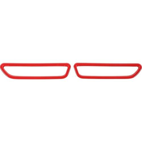 Rear Light Eyebrow Decoration Cover Trim Side Fog Light Sticker For Ford Mustang 2010 2011 2012 2013 2014