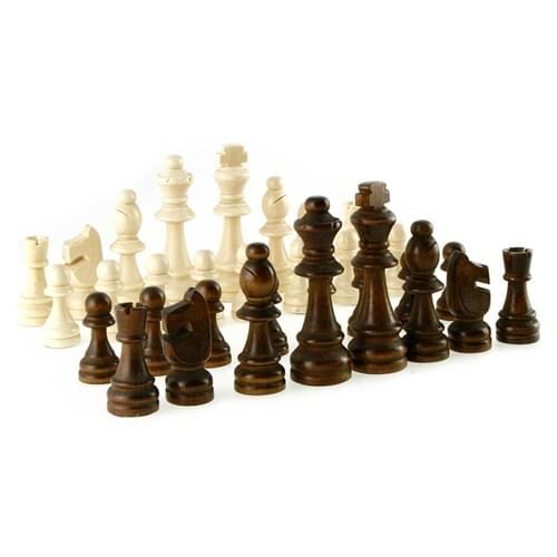 Wood CHESS Stone Medium Size SHIPS FROM TURKEY CHESS