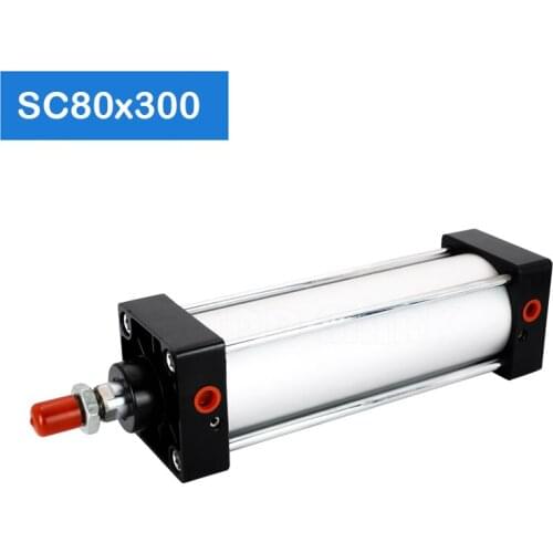 Cheap SC80X300 Bore 80mm Stroke 300mm Cylinder Double Acting Air Preaumatic Cylinder Shaft