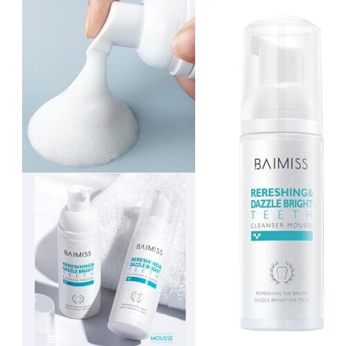 Teeth Whitening Mousse Toothpaste Oral Hygiene Remove Stains Plaque Teeth Cleaning Tooth White Tool New