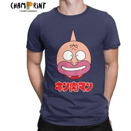 Kinnikuman Nisei Muscle Mens T Shirts Novelty Tees Short Sleeve O Neck T-Shirt Pure Cotton Printed Clothing