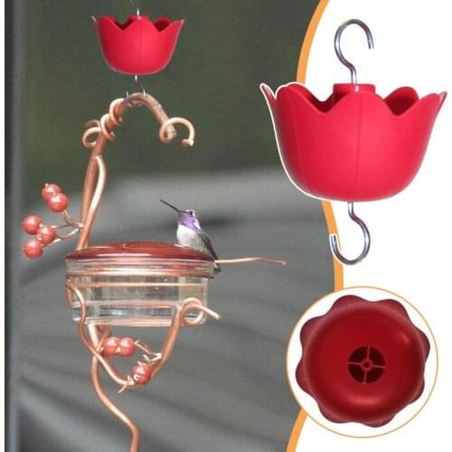 Hummingbird Feeder Ant Trap Hanging Hook Feeder Insect Proof For Outdoor Garden Bird Feeder Protective Hook Device