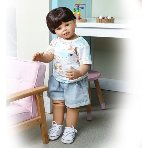 NPK 70CM children clothes model toddler doll lifelike artist desgin collectible art doll Original Masterpiec doll