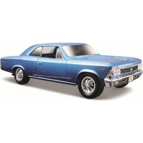 Maisto 1:24 1966 Chevrolet Chevelle SS 396 Alloy die-cast static car model manufacturer authorized collection gift toy tool