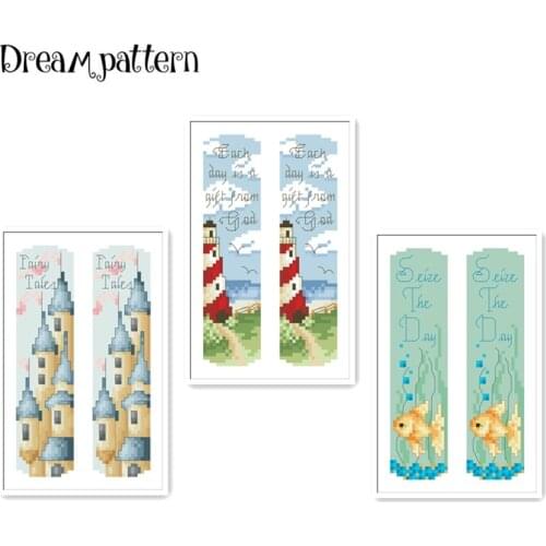 Tiger dogs patterns on both sides bookmarks cross stitch kit counted 18ct 14ct Plastic Fabric needlework embroidery Craft kit