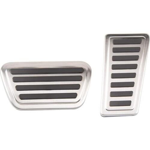 For Dodge Ram 1500 2019 2020 2021 Accessories Pedal Cover, Gas Brake Accelerator Foot Pedal Pad Anti-Slip Aluminum Alloy