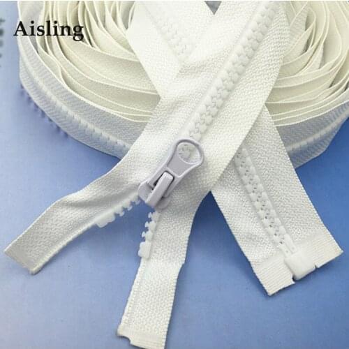 NEW Style Extra Long Resin Zipper Open End Lengthened 6.8 Meters Tent Zip Quilt Sleeping Bag Length Sizes Can Be Customized D679