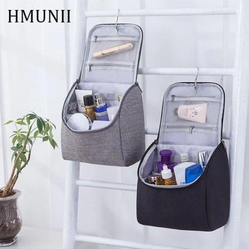 HMUNII Cationic Fabric Large Capacity Portable Travel Storage Bag, Cosmetic Organizer Tote Bag, Hot Fashion Travel Essentials