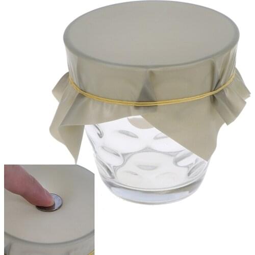 Pena Coin Penetration Magic Tricks Dish Coin Thru Rubber Sheet Into Cup Black Hole Magic Trick Mentalism Props Illusion