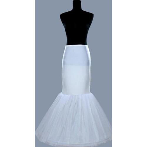 High Quality Mermaid Bridal Wedding Petticoat Bridal Gown Underskirt for Wedding Crinoline Slip Accessories
